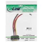 InLine Strom Y-kabel 1x SATA auf 2x SATA 0.15m